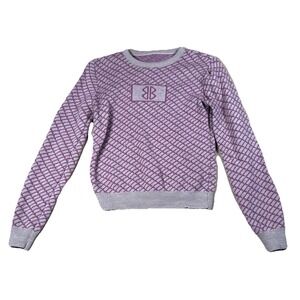 Vintage BB Purple‎ Pattern Sweater